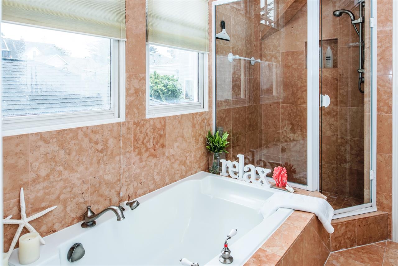 En Suite Bath with Soaking Tub and Separate Shower