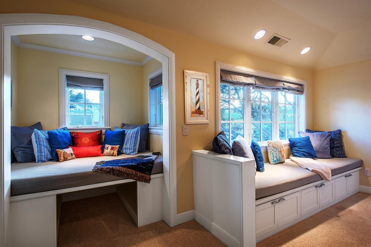 Bedroom 2 has Two Window Seats