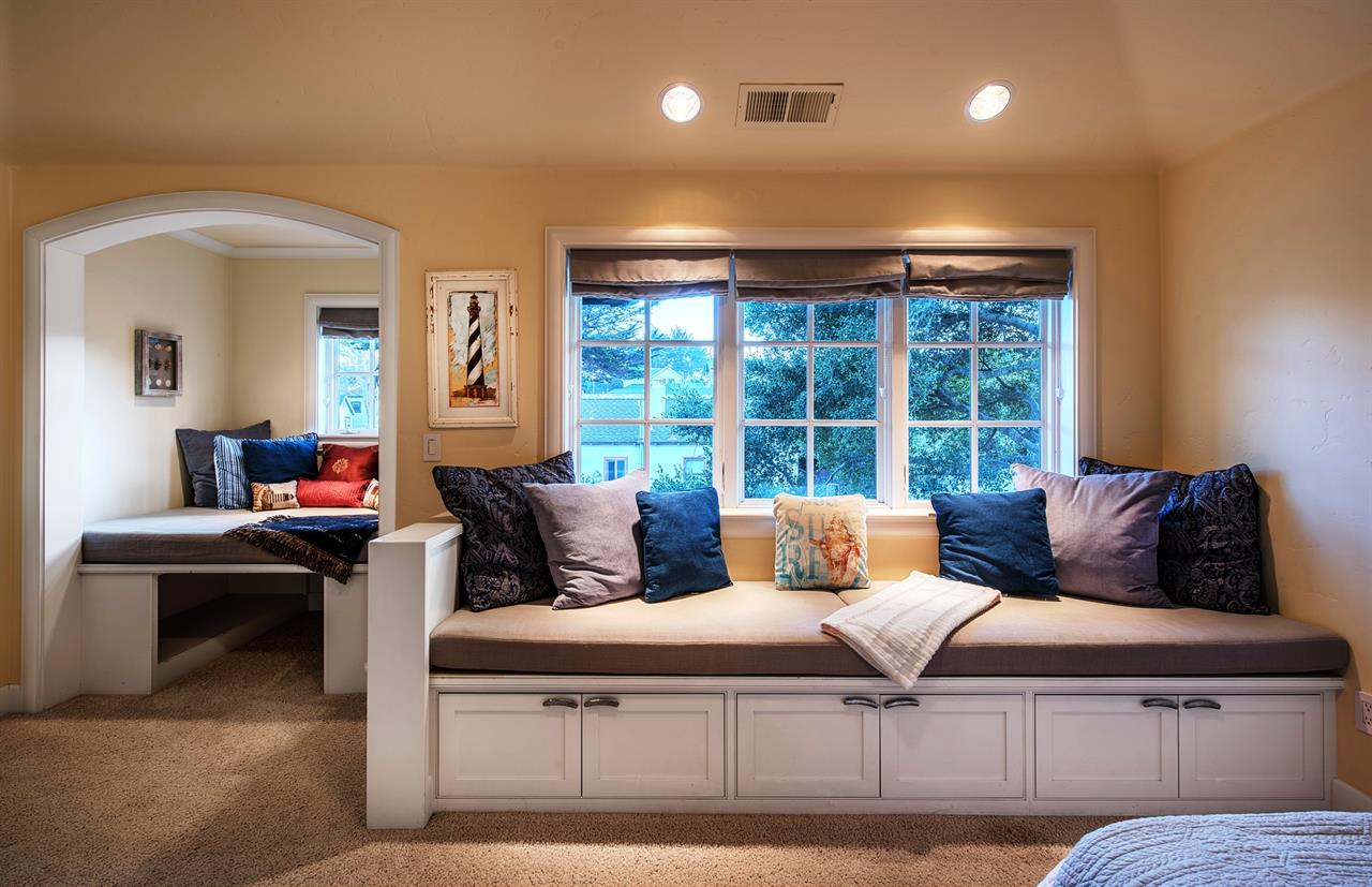 Bedroom 2 has Two Window Seats