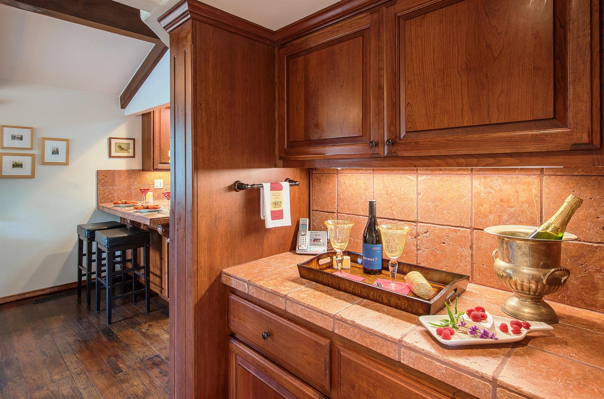Fully Equipped Chefs Kitchen with Custom Cabinetry