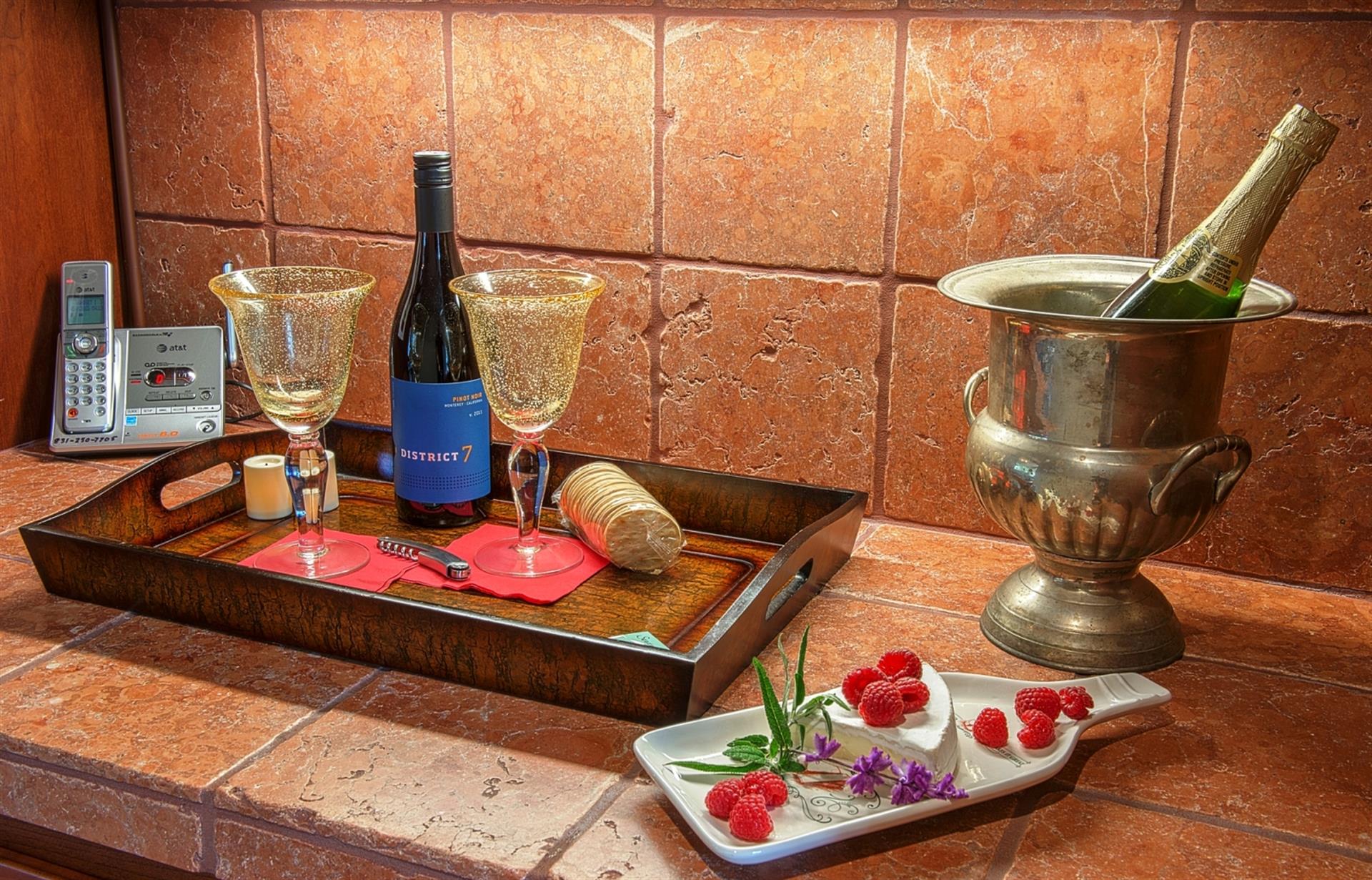 Wine and Cheese to Welcome You