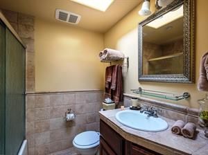 Bathroom 2 with a Shower Over Tub Combination