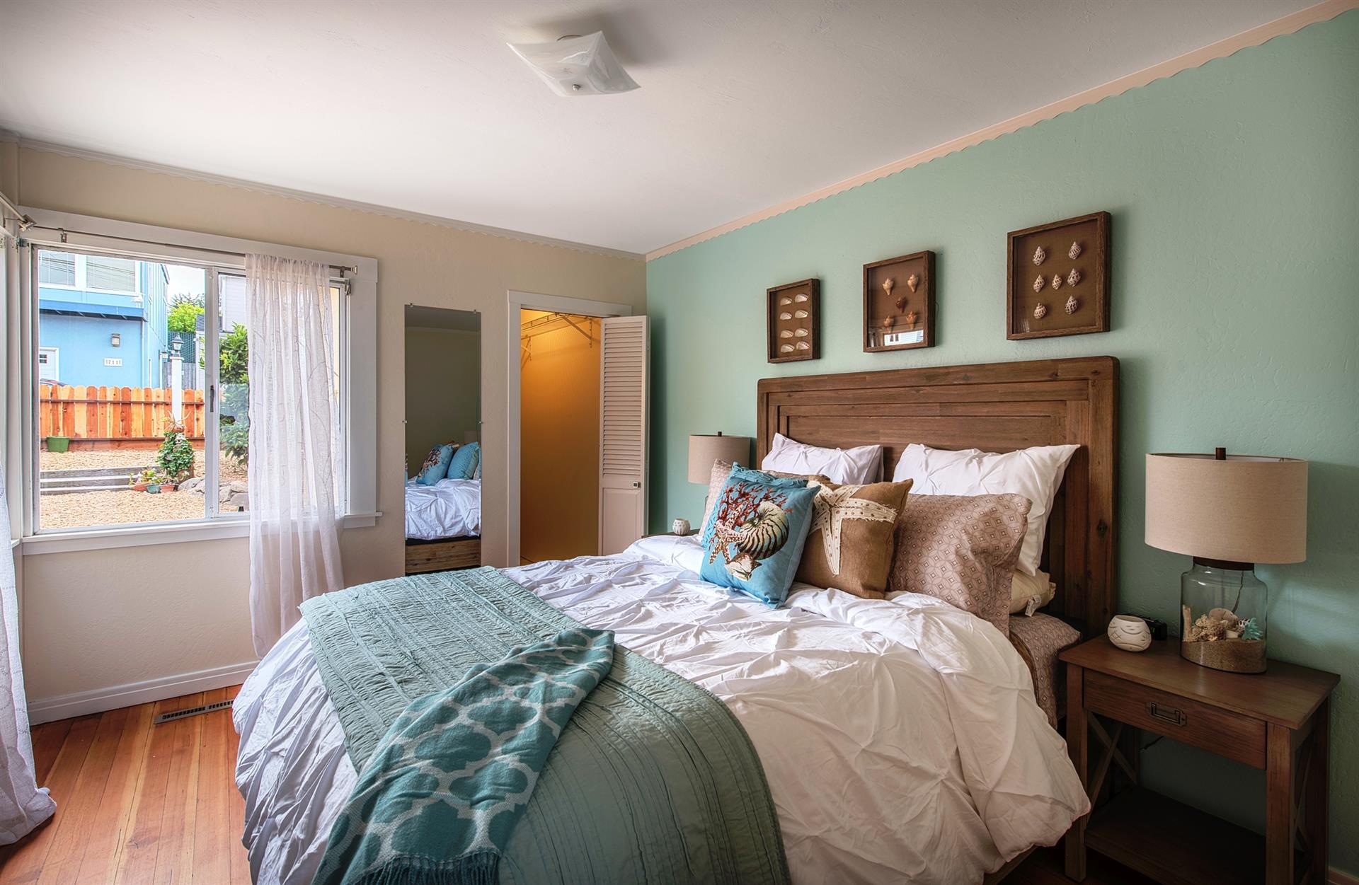 Bedroom 1 has a Plush Queen Bed