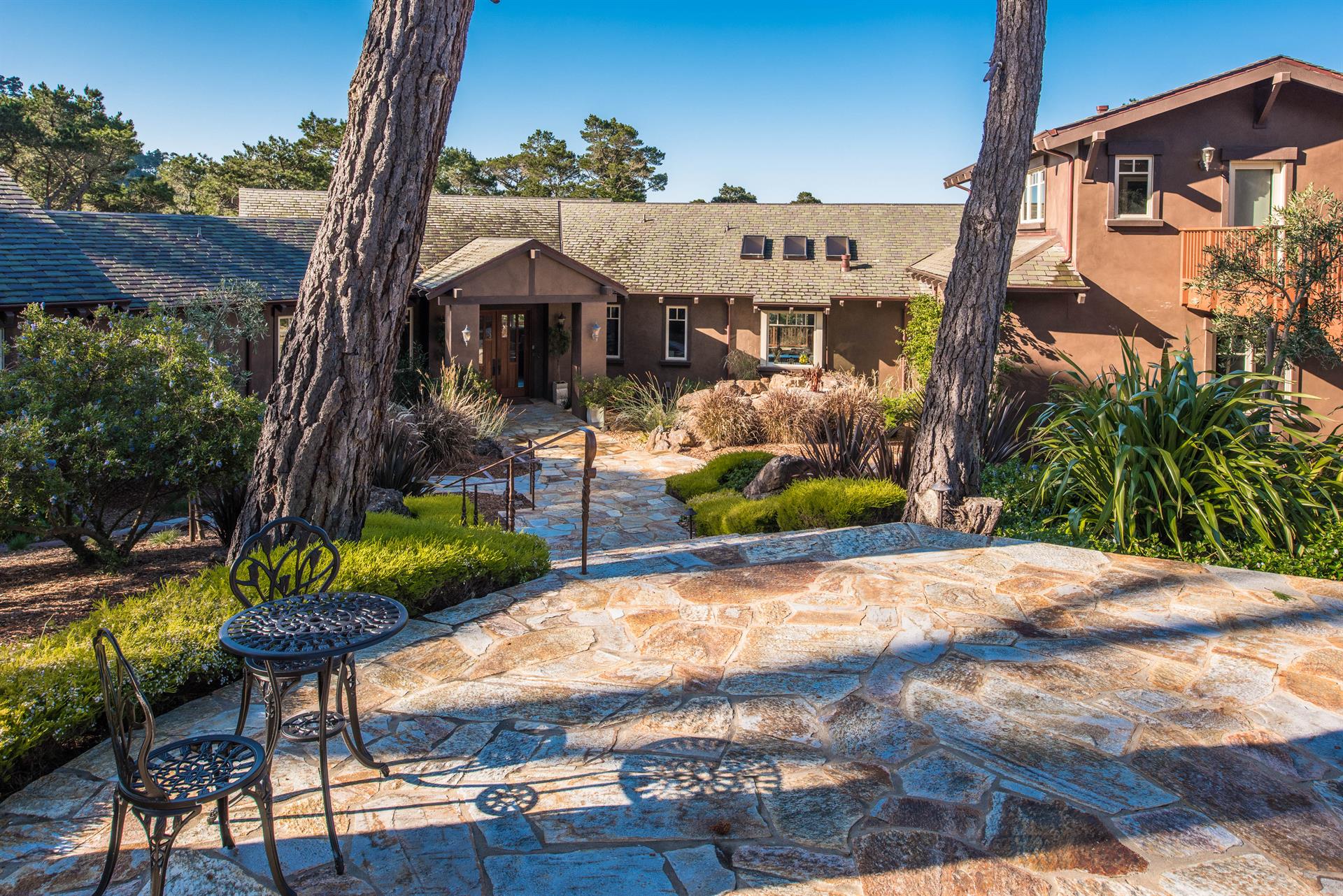 Several Flagstone Patios for Outdoor Living