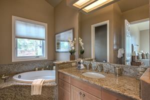 En Suite Bath  Whirlpool Tub, Separate Shower, Two Vanities