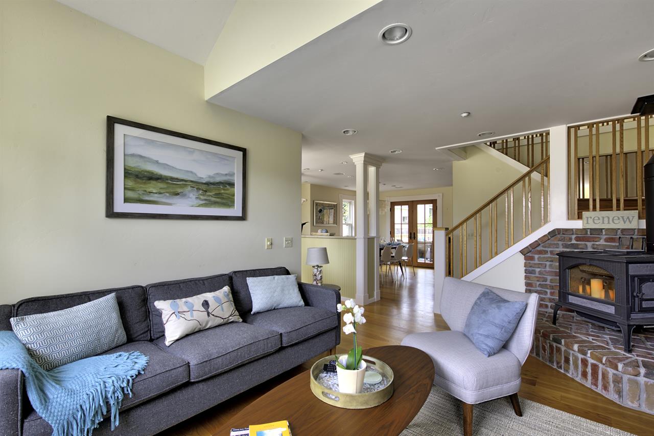 Living Room  Original Hardwood Floors