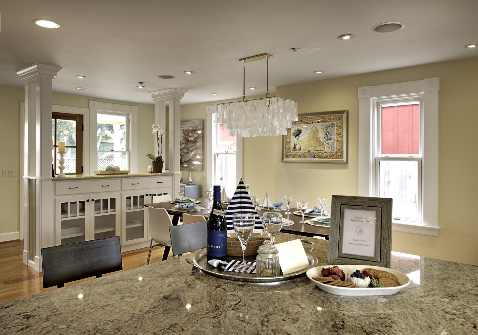 View From the Kitchen to the Dining Area
