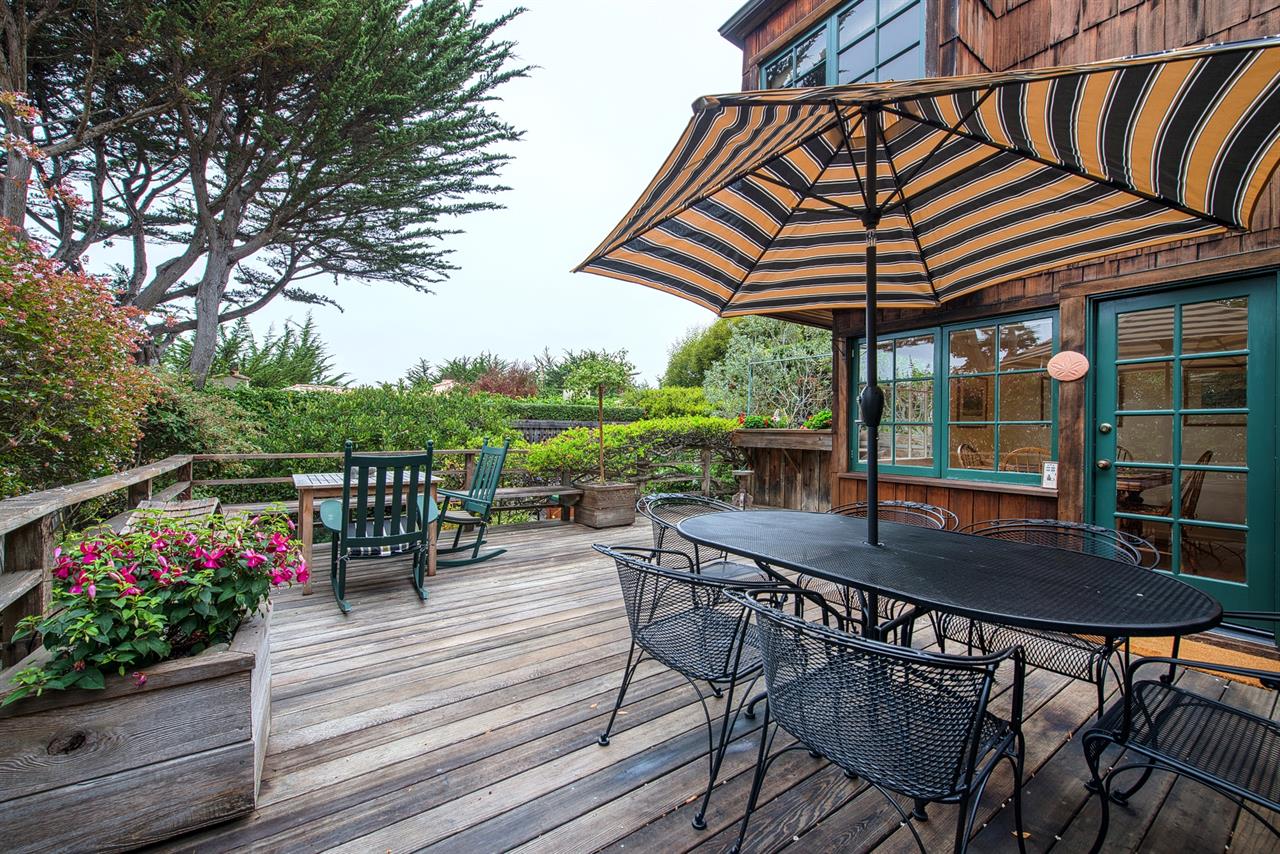 Huge Outdoor Deck is Right Off the Kitchen and Living Room