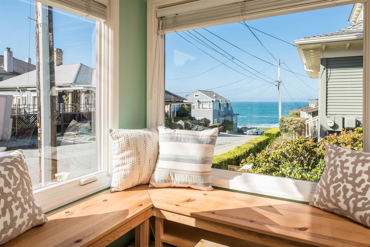 Downstairs Bedroom has Bay View