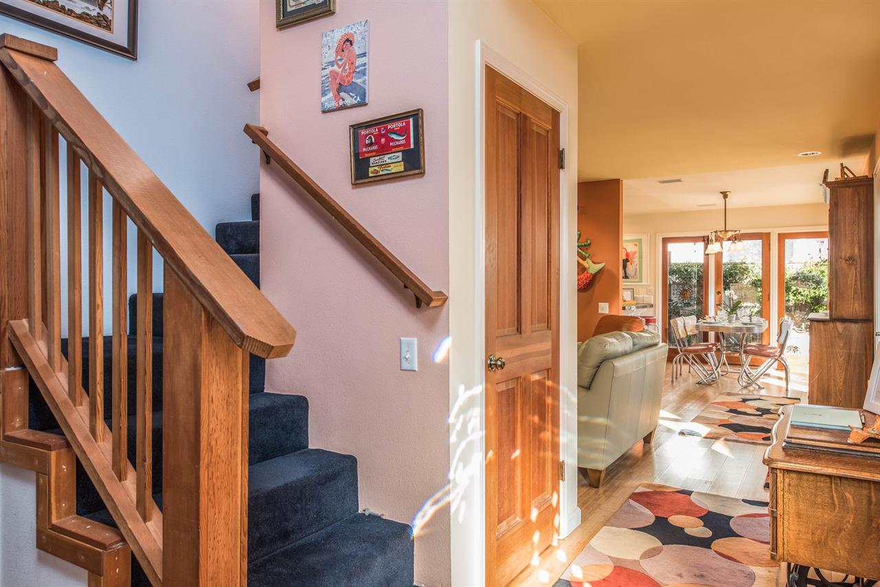 Staircase Leads to the LoftStyle Primary Bedroom Suite
