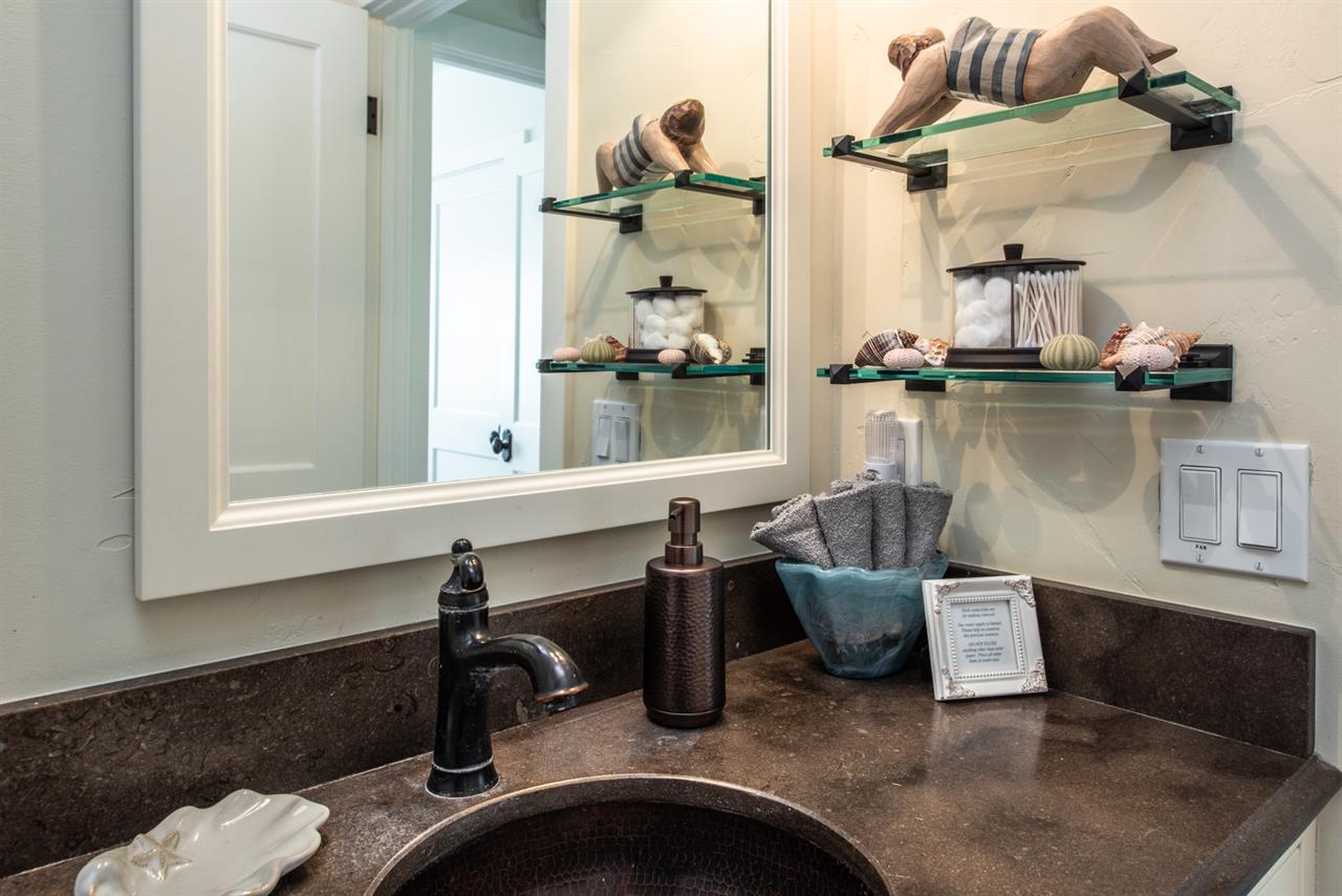 HallwayAccessed Bathroom with Shower Over Tub