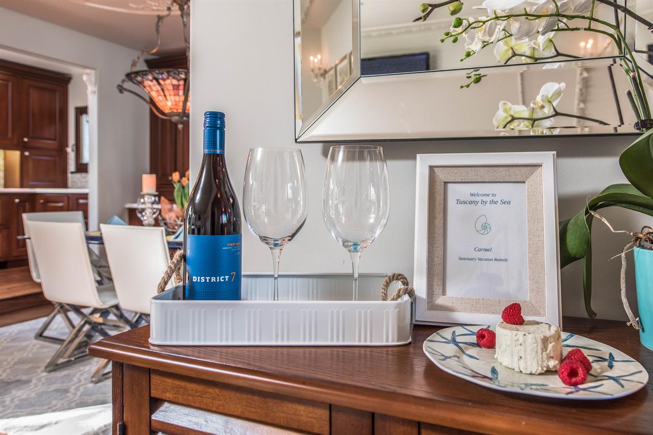 Wine and Cheese to Welcome You