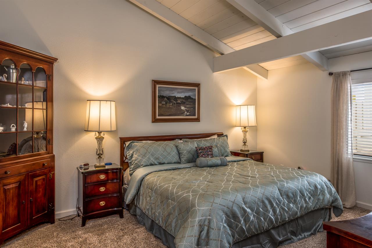 Bedroom 2  California King Bed, Near the Hall Bathroom