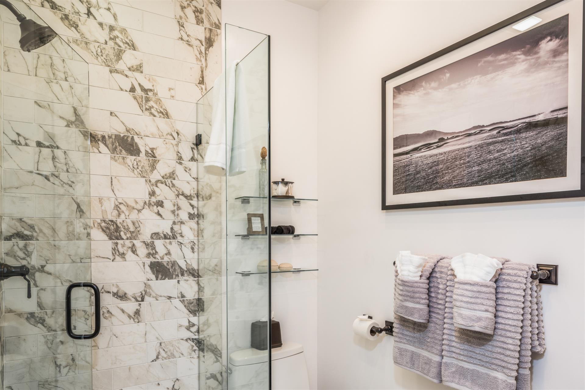 Hallway Bathroom with Shower