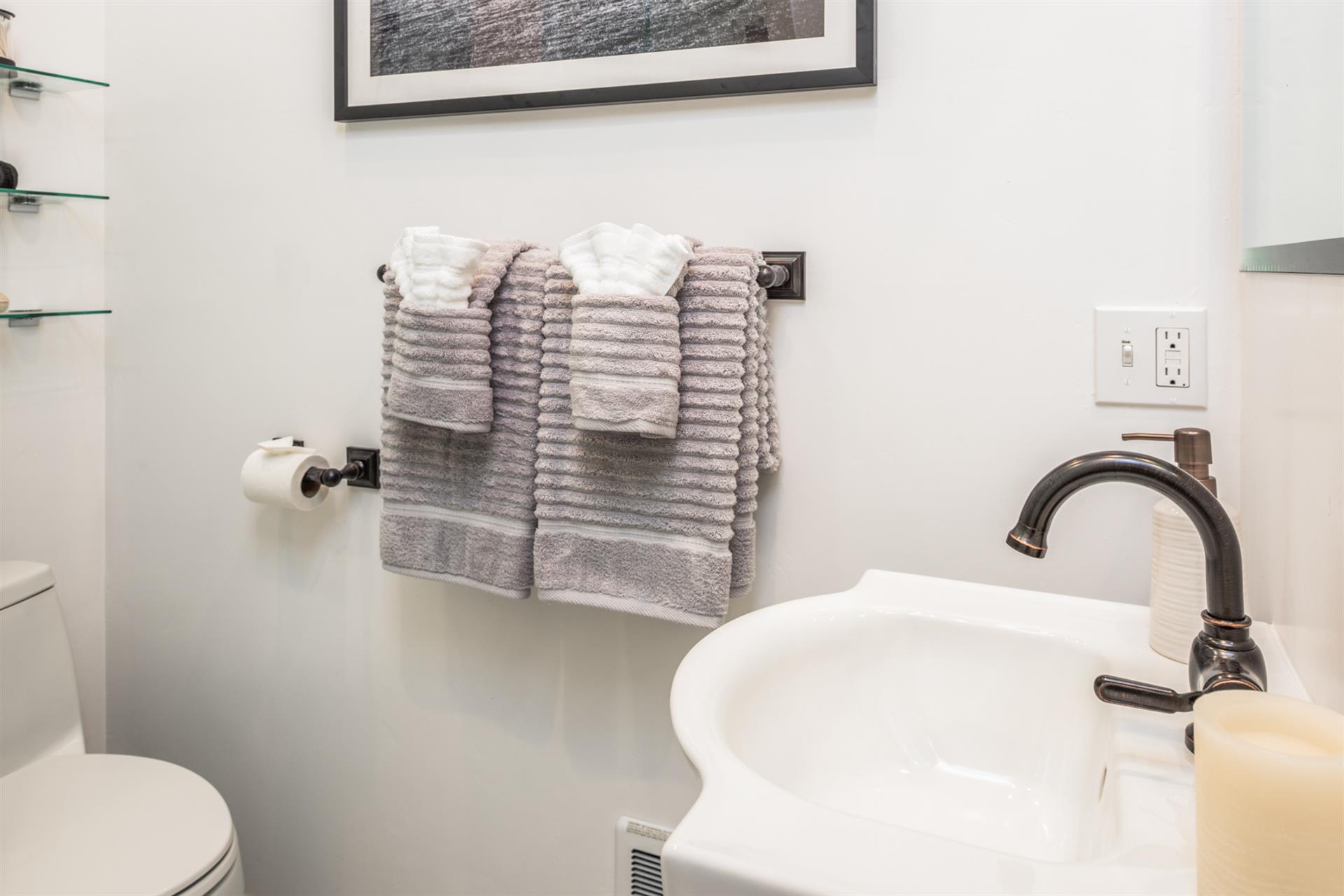 Hallway Bathroom with Shower