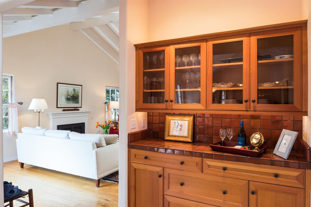 BuiltIn Bar near the Dining Area