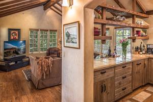Family Room with HDTV and Gas Fireplace