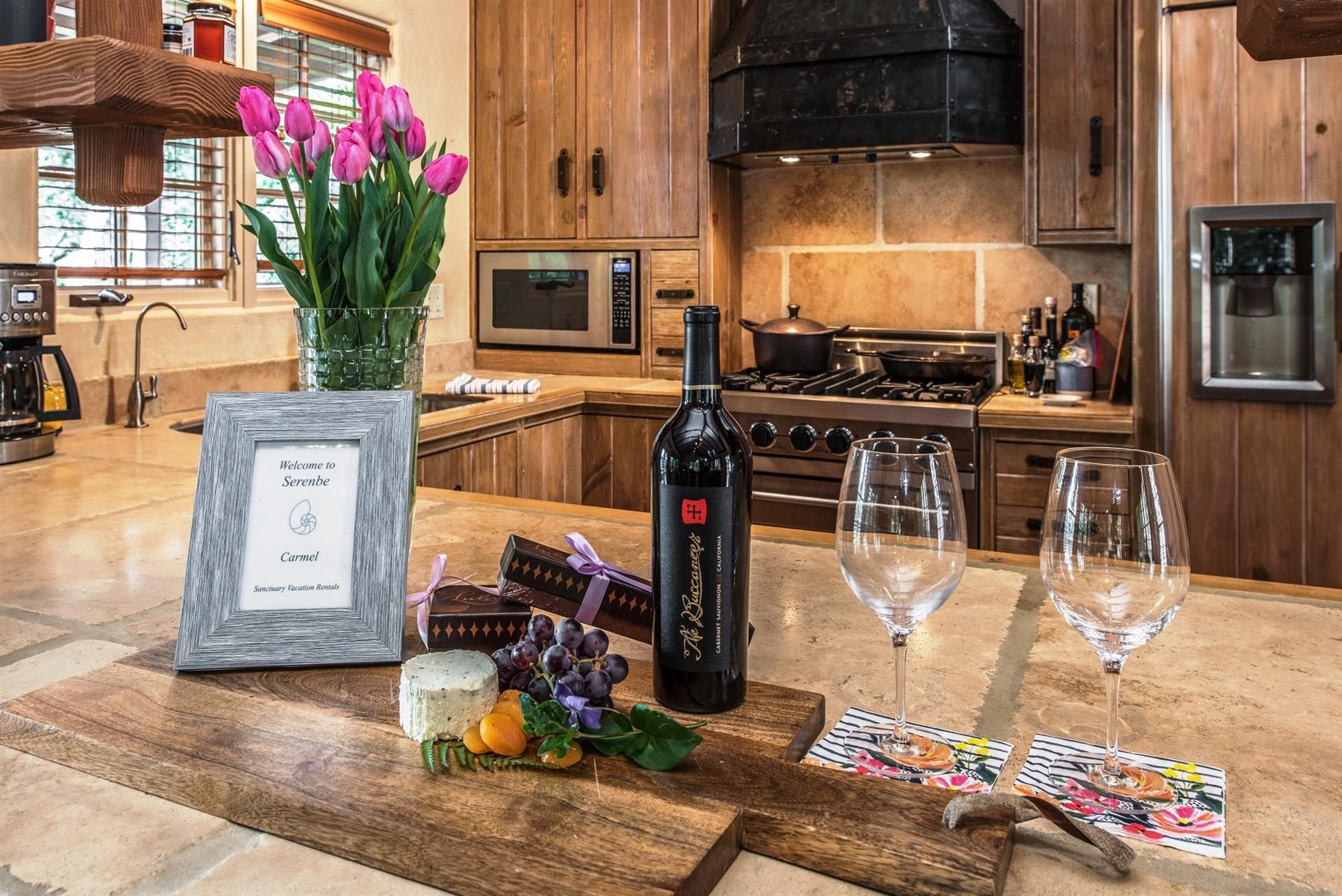 Wine and Cheese to Welcome You