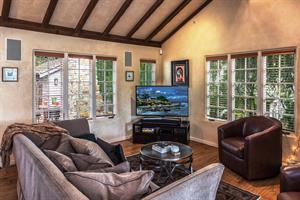 Family Room with Fireplace and HDTV