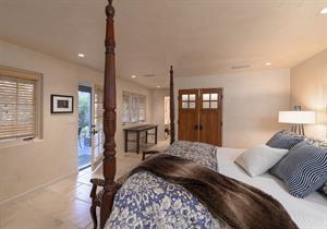 Downstairs, Bedroom 1, Cal King Bed, TV, En Suite Bath