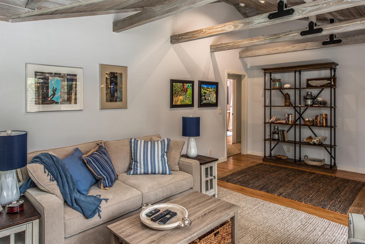 Comfortable Carmel Casual Chic in the Living Room