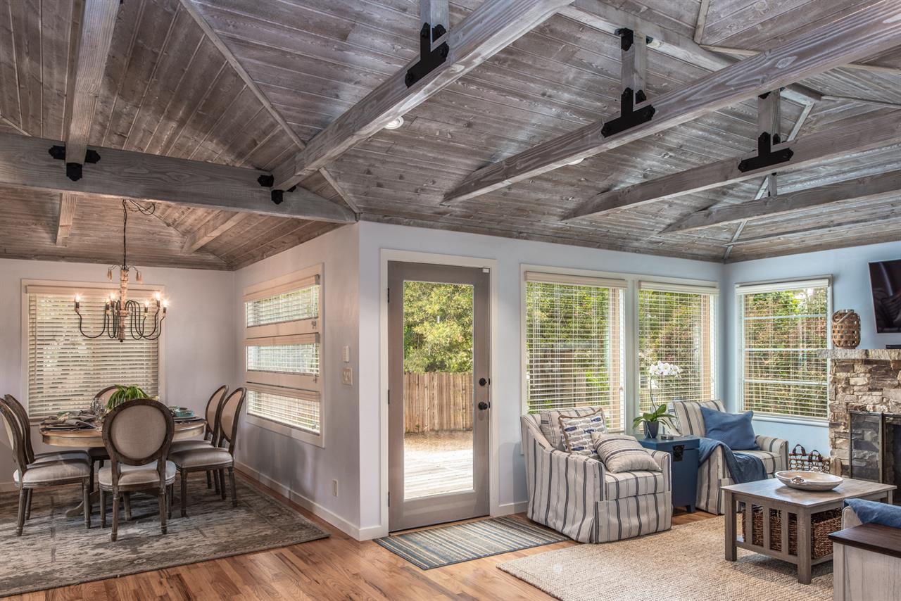 Vaulted Ceilings and Lots of Windows for a Light Spacious Feel