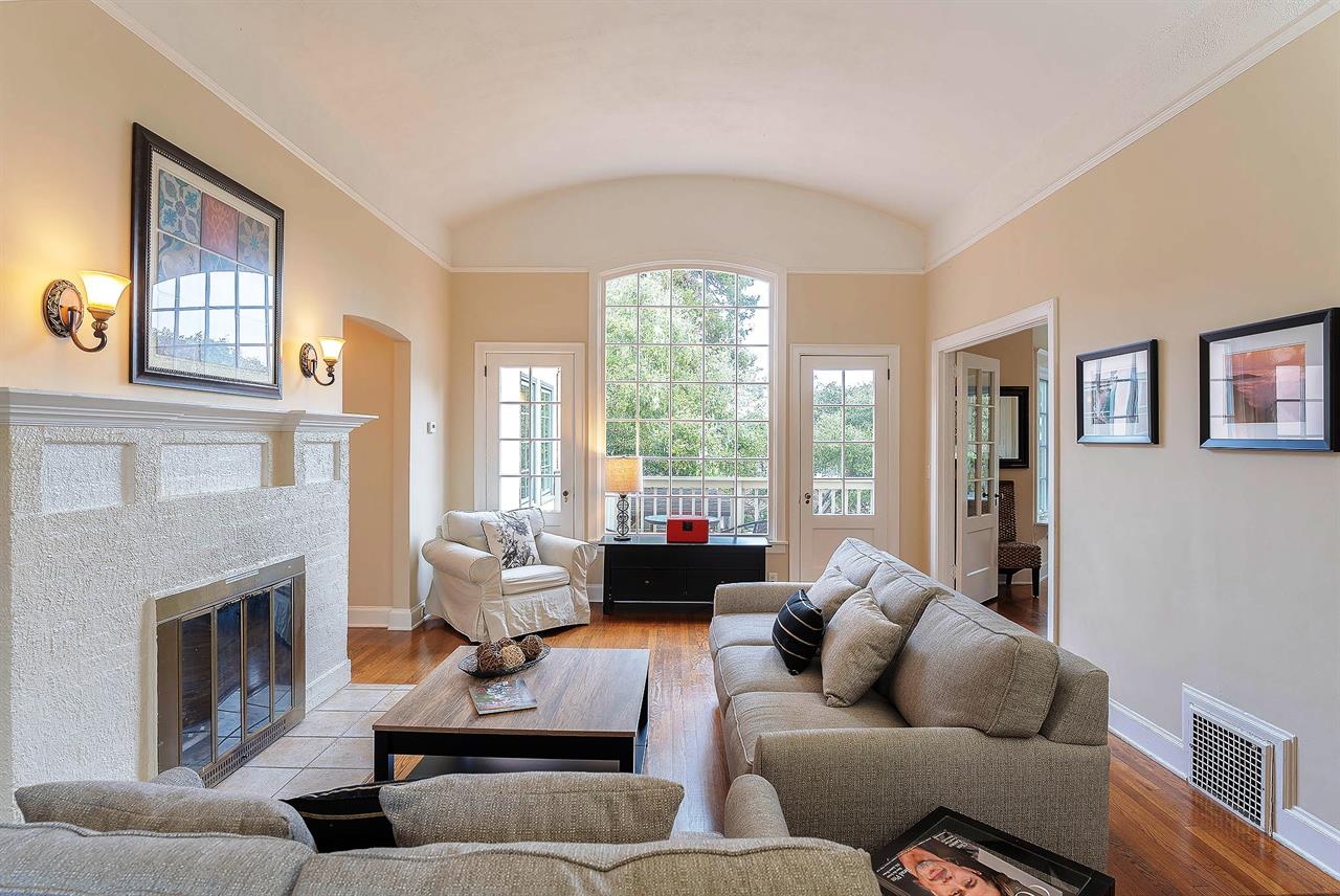 Living Room Fireplace is decorative only
