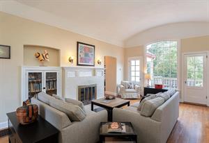 Living Room Fireplace is decorative only