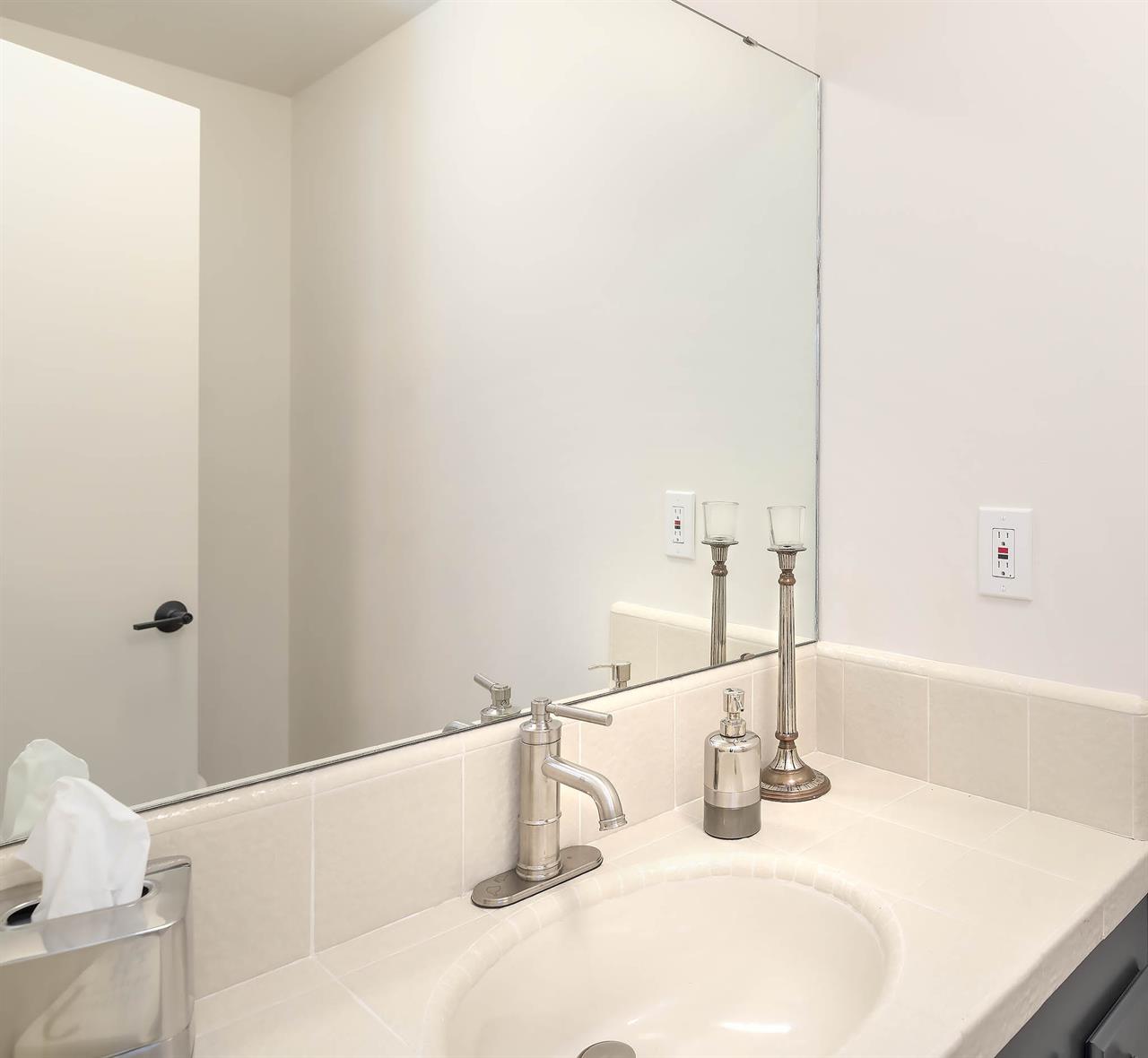 Upstairs Powder Room  Half Bath Near Entry