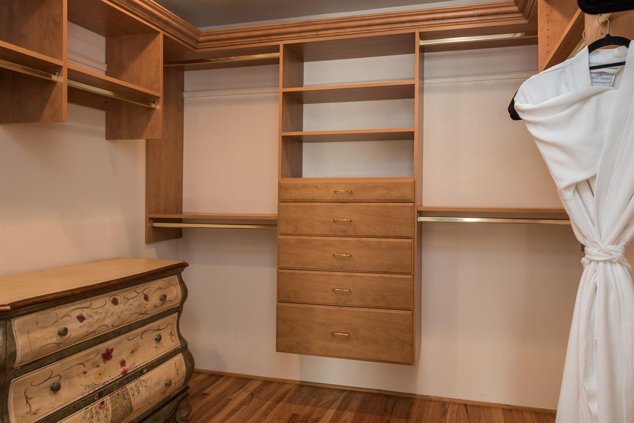 Large Walkin Closet Adjacent to the Master Suite