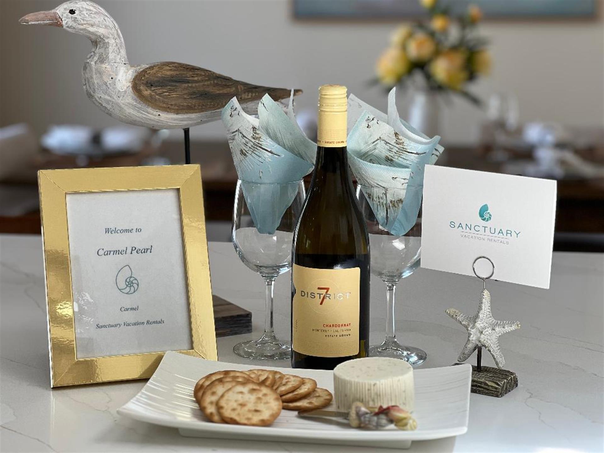 Wine and Cheese to Welcome You