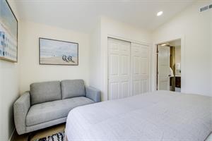Bedroom 1  King Bed, En Suite Bath with Shower Over Tub