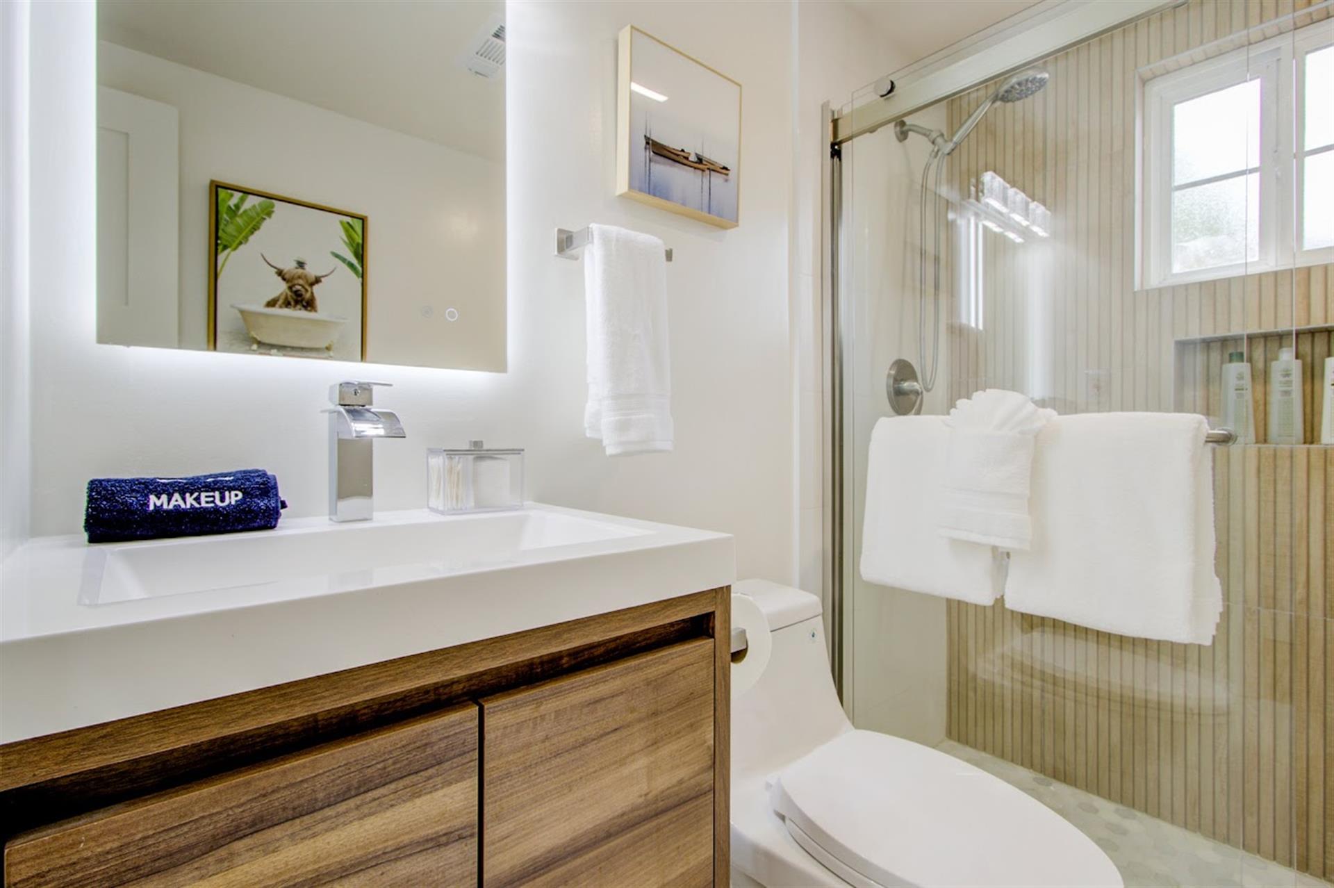 Bathroom 2 with Standing Shower