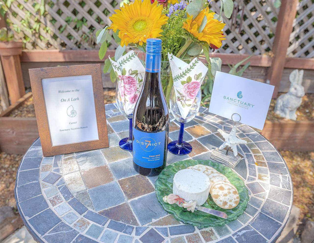 Wine and Cheese to Welcome You