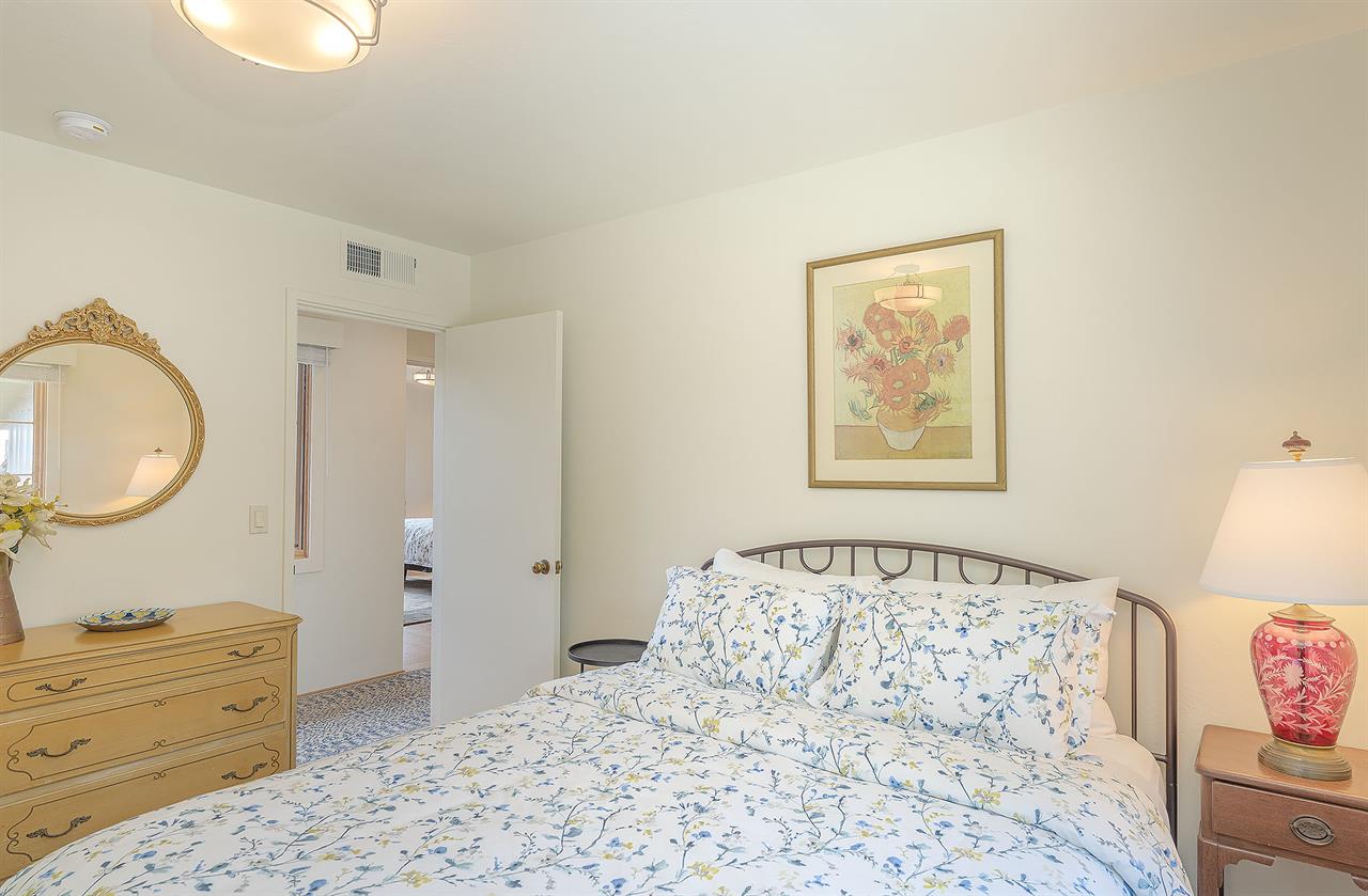 Bedroom 2 has a Queen Bed and HDTV