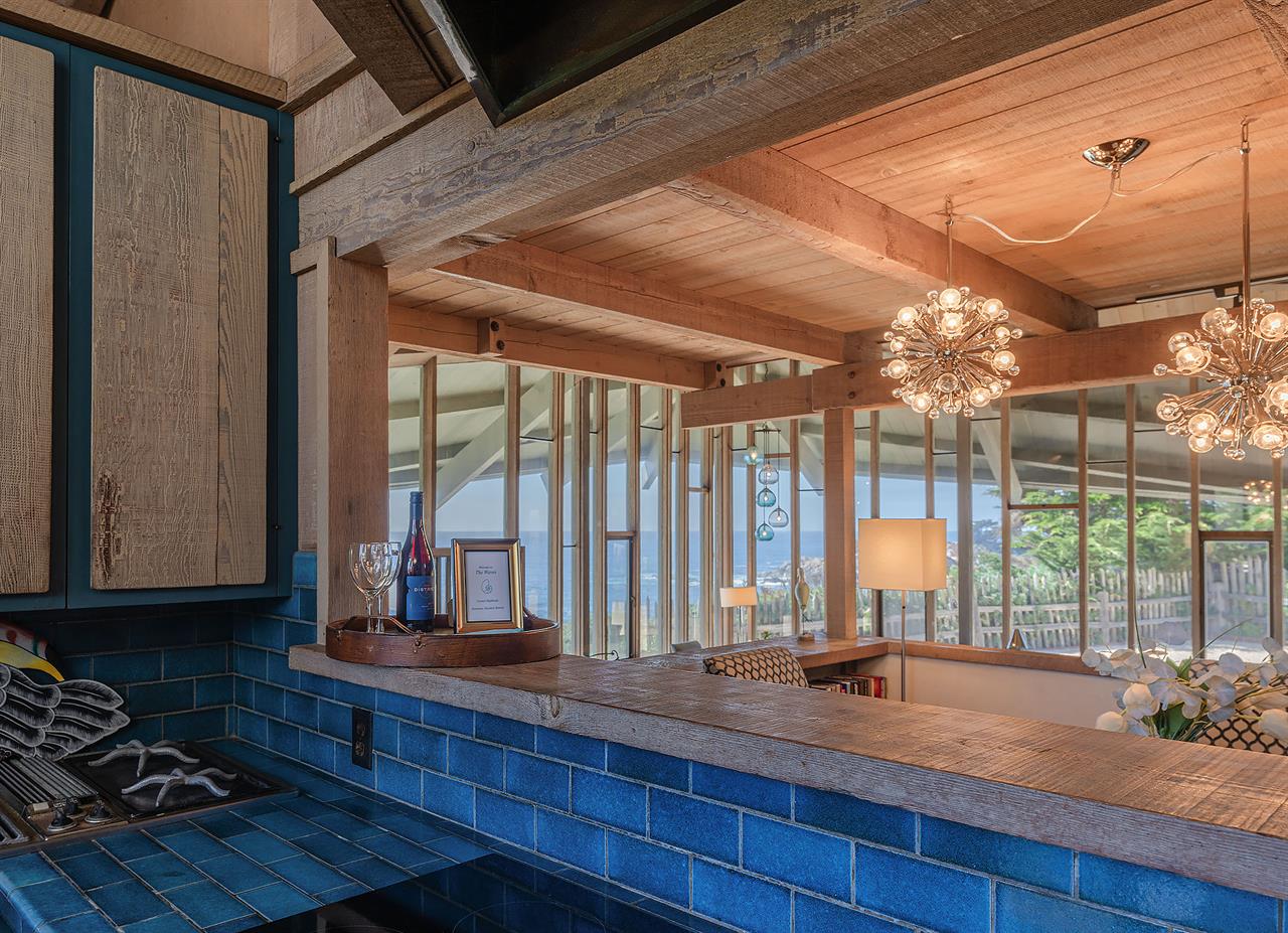 Fully Equipped Kitchen, Original Vintage Tile and an Ocean View