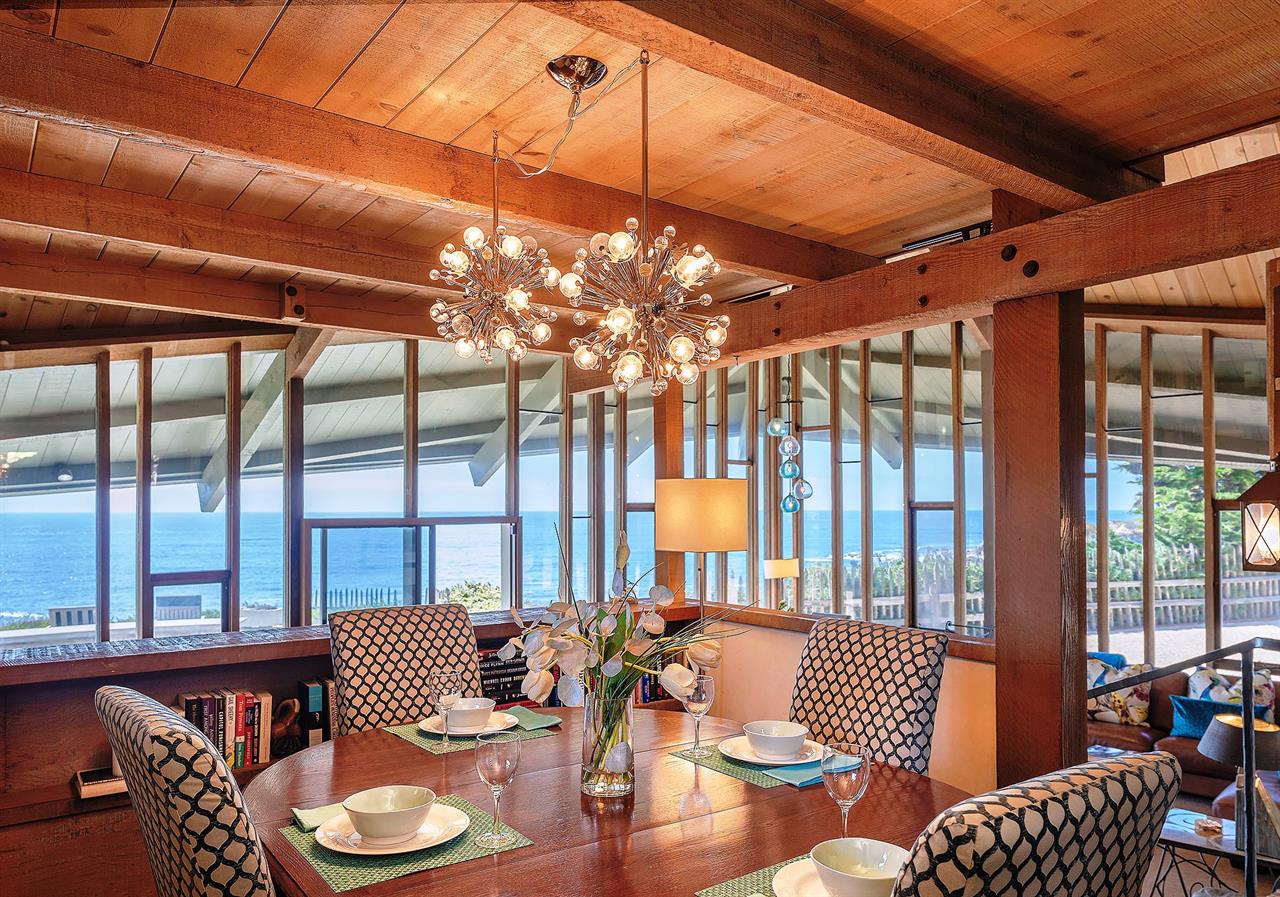 Elevated Dining Area with Ocean View