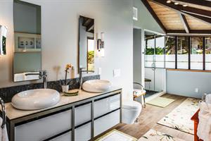 En Suite Bathroom for Bedroom 2 with Shower, Dual Sinks