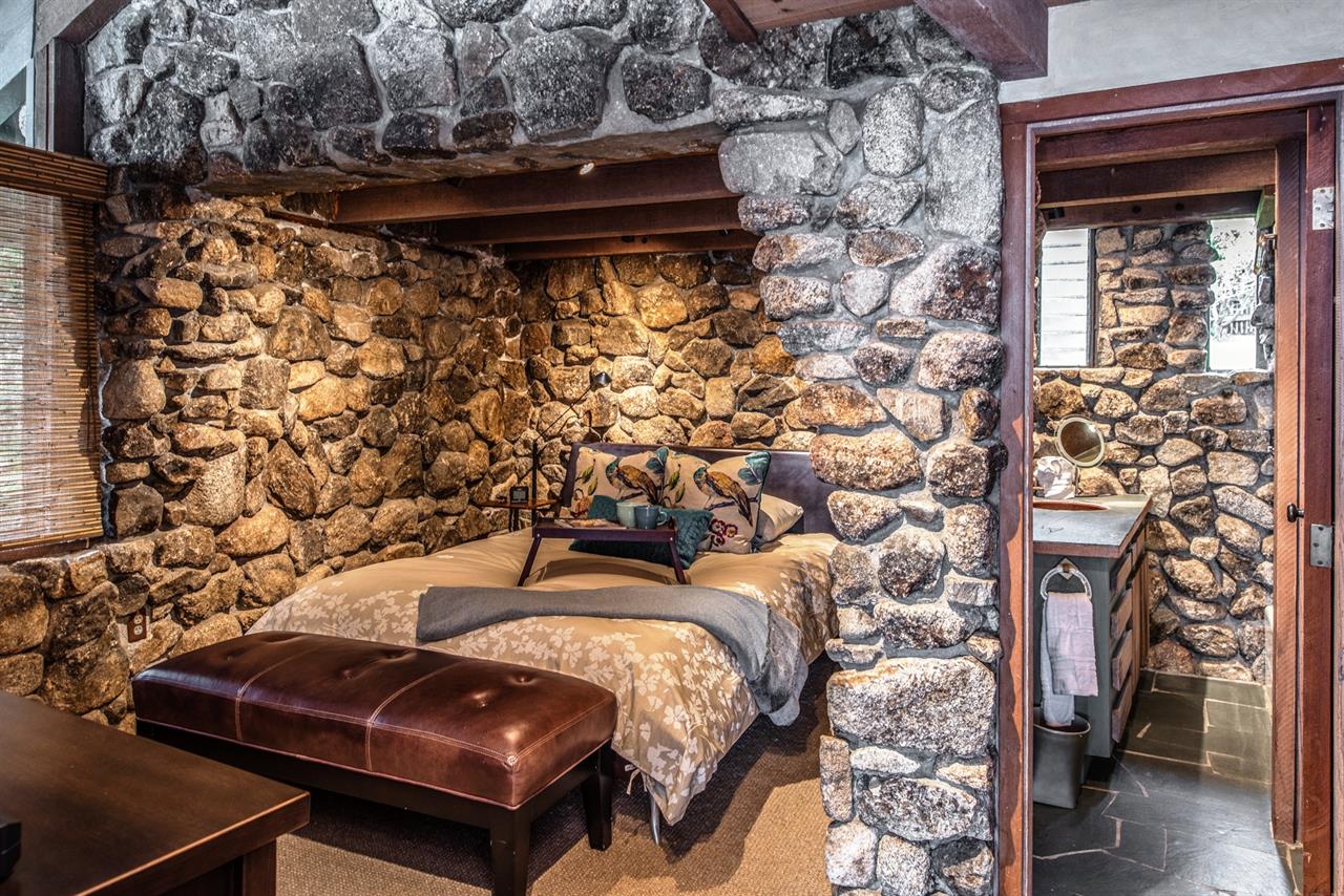 Downstairs, Bedroom 3, Queen Bed, En Suite Bathroom