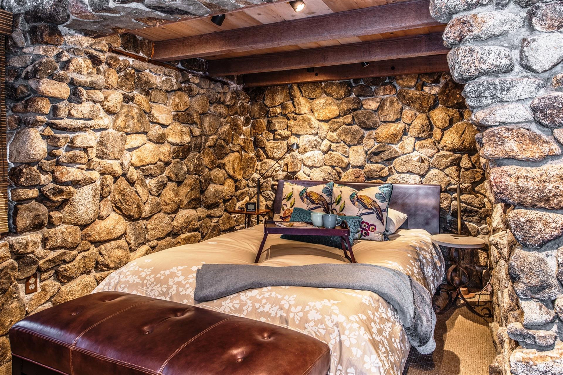 Downstairs, Bedroom 3, Queen Bed, En Suite Bathroom