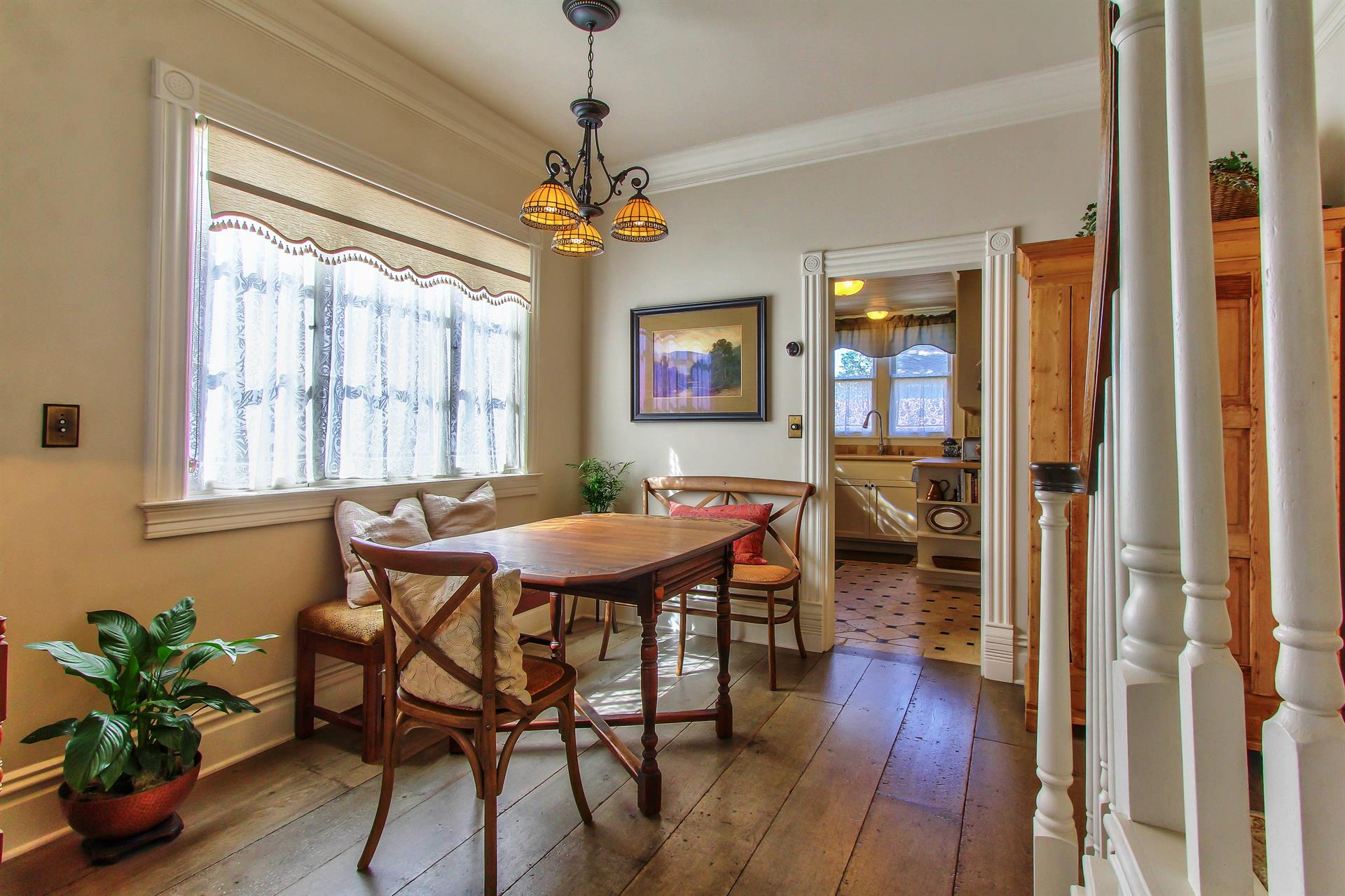 Dining Area Between Living Room and Kitchen