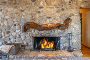 Custom Stone Fireplace