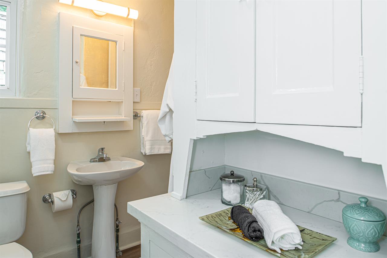 Bathroom with Shower Over Tub