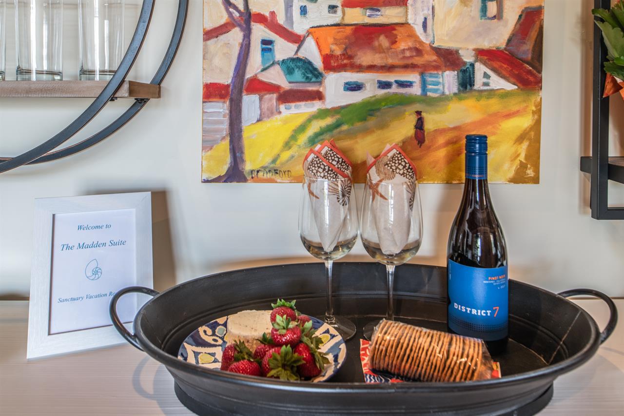 Wine and Cheese to Welcome you