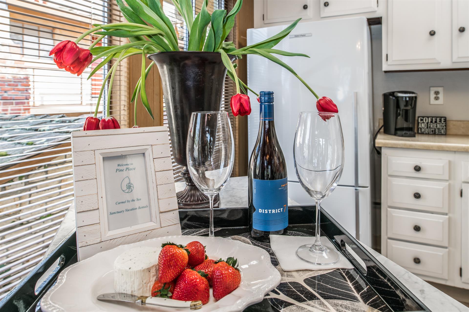 Wine and Cheese to Welcome You