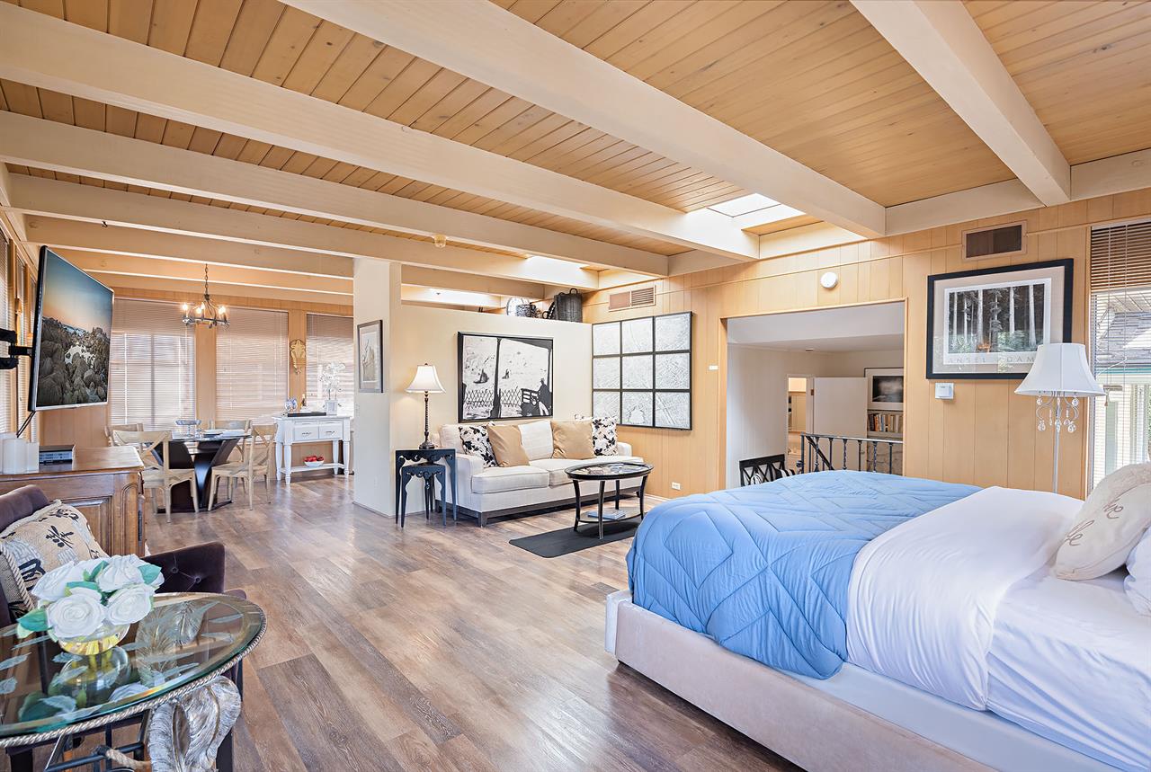 Great Room Space and King Bed Sleeping Area