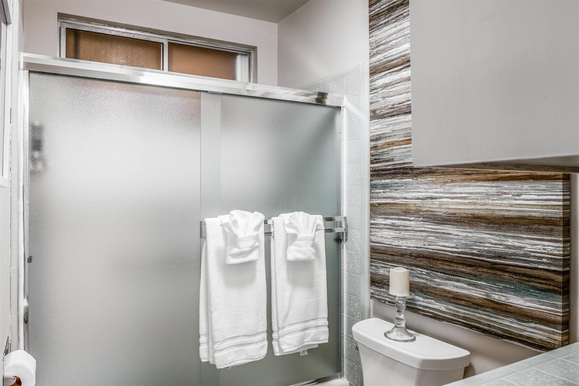 Bathroom with Shower Over Tub