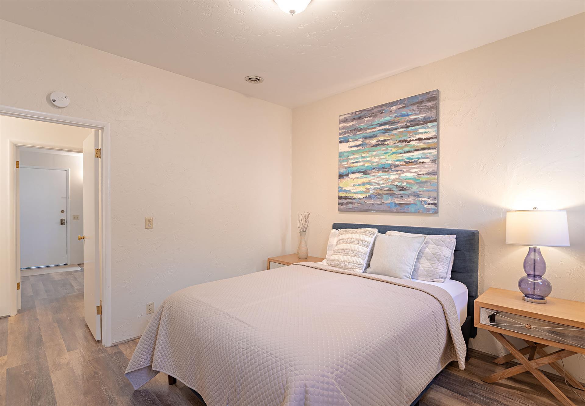 Private Bedroom with Queen Size Bed  HDTV