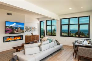 Great Room  60inch HDTV, RemoteControl Electric Fireplace