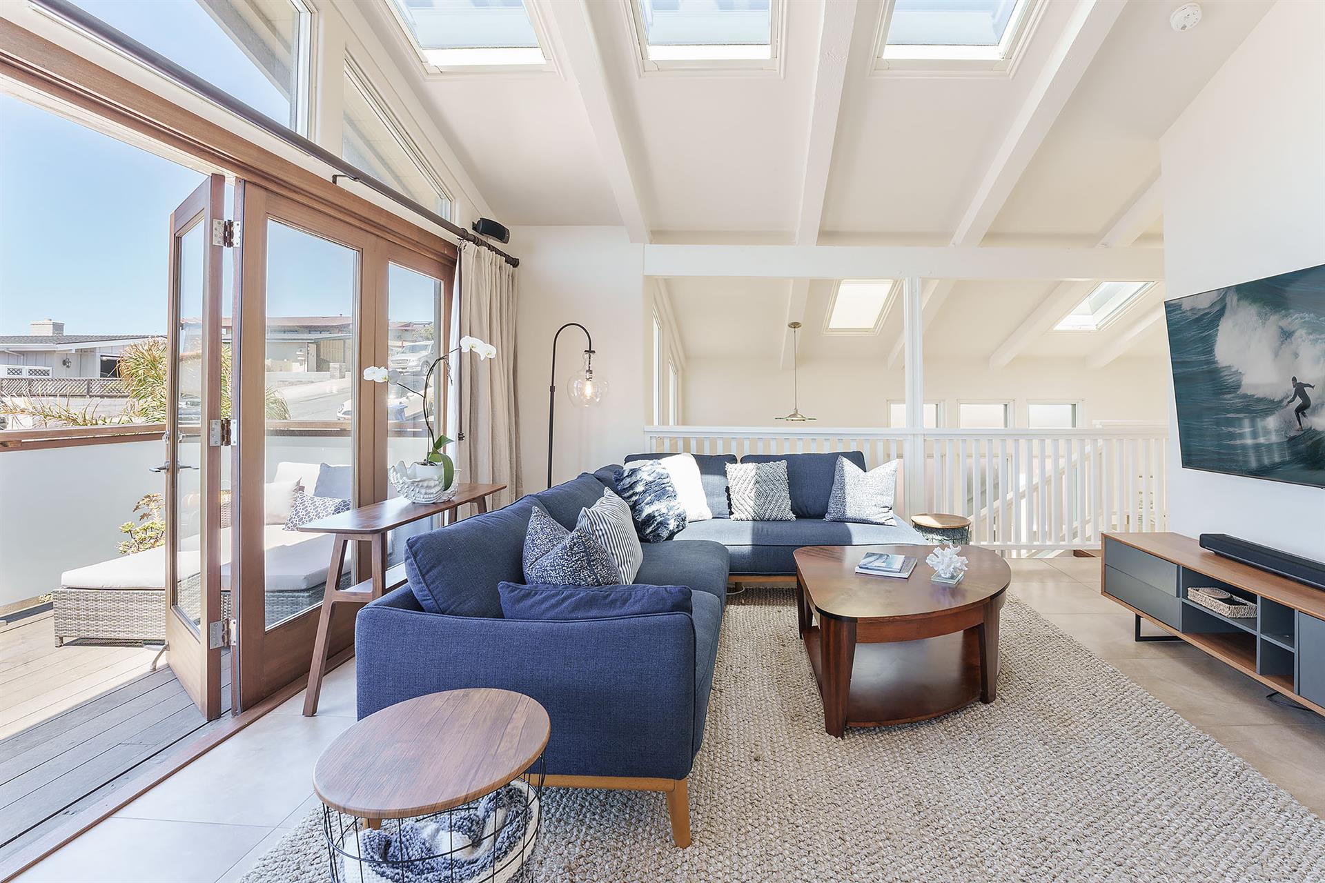 Great Room Opens to the Balcony